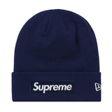 Supreme New Era Box Logo Beanie (FW21) Washed Navy
