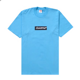 Supreme Futura Box Logo Tee Bright Blue