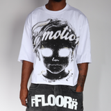 Mixed Emotions Pearl Cropped White Tee