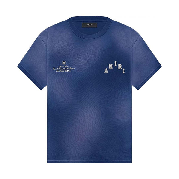 Amiri Collegiate Tee Navy Blue by Amiri - NWAHype 1 for streetwear T-Shirts in USA