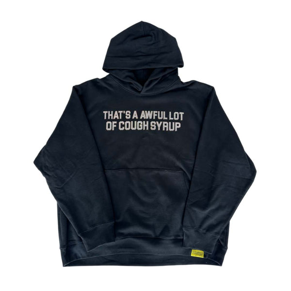 Awful Lot of Cough Syrup Bling Logo Hoodie Black by Awful Lot of Cough Syrup - NWAHYPE No.1 for streetwear Hoodies in USA