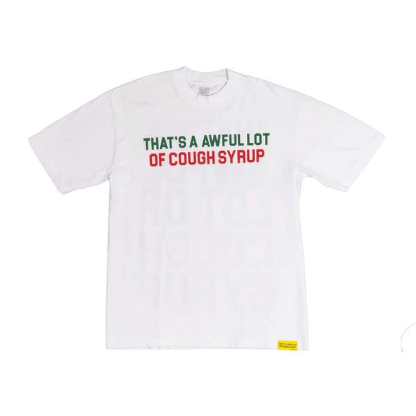 Awful Lot of Cough Syrup Cinco de Mayo White Tee by Awful Lot of Cough Syrup - NWAHYPE No.1 for streetwear T-Shirts in USA