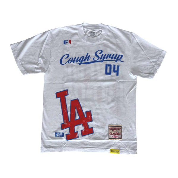 Awful Lot of Cough Syrup Dodgers Tee White by Awful Lot of Cough Syrup - NWAHYPE No.1 for streetwear T-Shirts in USA