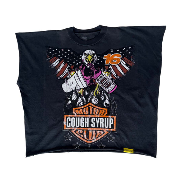 Awful Lot of Cough Syrup Moto Club Sleeveless Tee Black by Awful Lot of Cough Syrup - NWAHYPE No.1 for streetwear T-Shirts in USA