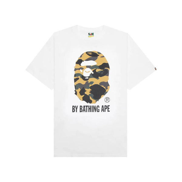 BAPE 1st Camo by Bathing Ape Tee 'White/Yellow' by Bape - NWAHYPE No.1 for streetwear T-Shirts in USA