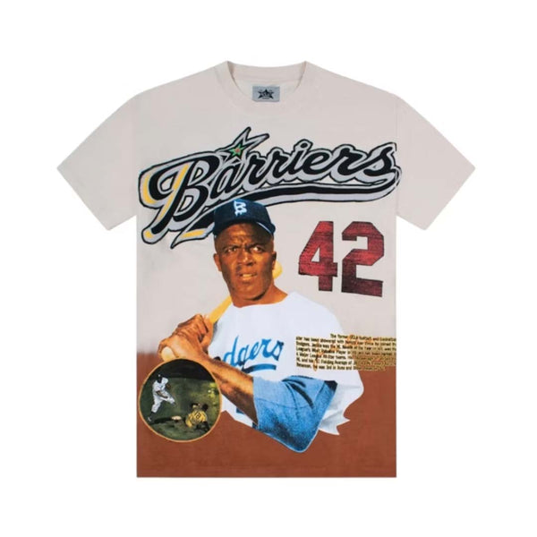Barriers Worldwide Jackie Robinson Tee by Barriers Worldwide - NWAHYPE No.1 for streetwear T-Shirts in USA