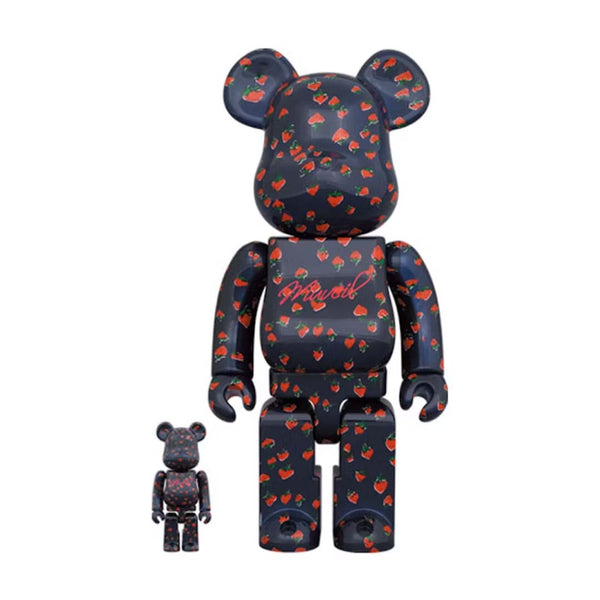 Bearbrick x MUVEIL Strawberry Pattern 100% & 400% Set by Bearbrick - NWAHype No.1 for streetwear Accessories in USA