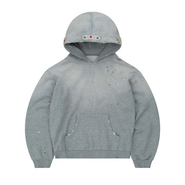 Bravest Studios Light Grey Sapphire Hoodie by Bravest Studios - NWAHYPE No.1 for streetwear Hoodies in USA