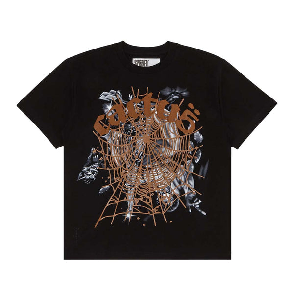 Cactus Jack by Travis Scott x Sp5der Airbrush Tee 'Black' by Sp5der - NWAHype No.1 for streetwear T-Shirts in USA