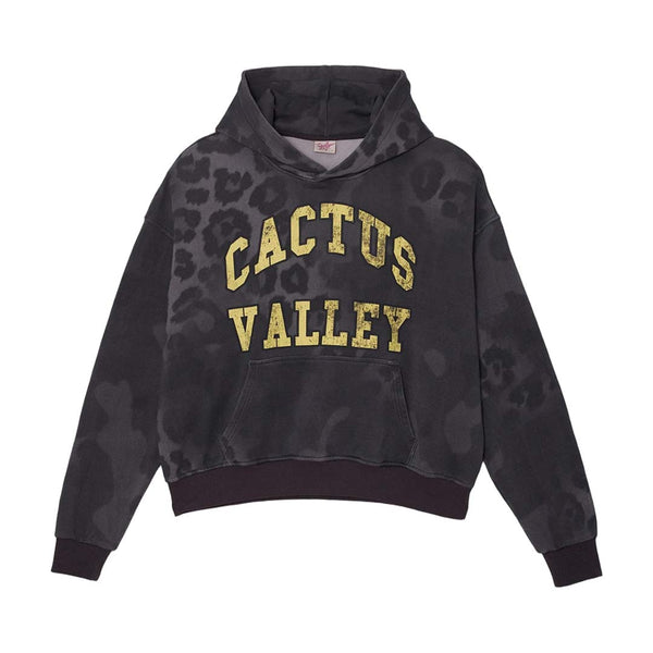 Cactus Valley Faded Leopard Black Yellow Hoodie by Cactus Valley - NWAHYPE No.1 for streetwear Hoodies in USA