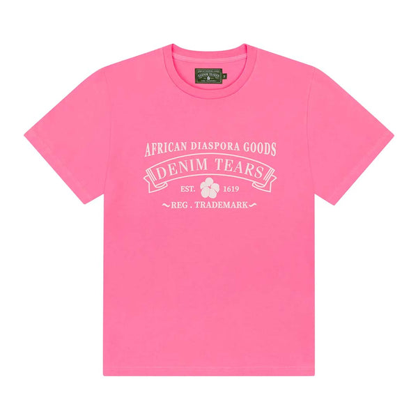 Denim Tears ADG Tee 'Pink' by Denim Tears - NWAHype No.1 for streetwear T-Shirts in USA