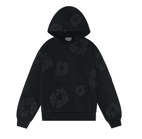 Denim Tears Cotton Wreath Sweatshirt Black Monochrome by Denim Tears - NWAHype 1 for streetwear Hoodies in USA