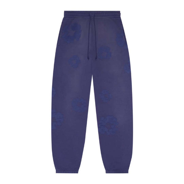 Denim Tears Mono Cotton Wreath Sweatpants 'Washed Blue' by Denim Tears - NWAHype 1 for streetwear Pants in USA