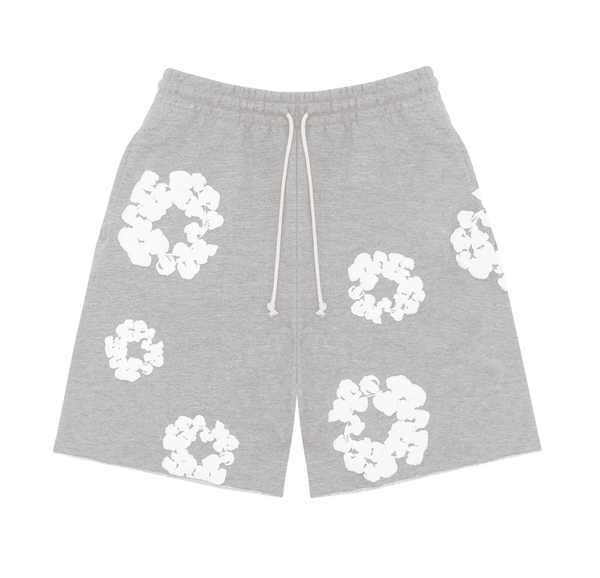 Denim Tears The Cotton Wreath Shorts 'Grey' by Denim Tears - NWAHype 1 for streetwear Shorts in USA