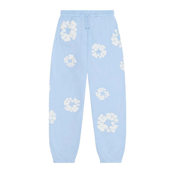 Denim Tears The Cotton Wreath Sweatpants 'Powder Blue' by Denim Tears - NWAHype No.1 for streetwear Pants in USA