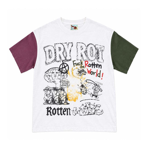 Dry Rot Art Kills Tee White Green Red by Dry Rot - NWAHYPE No.1 for streetwear T-Shirts in USA