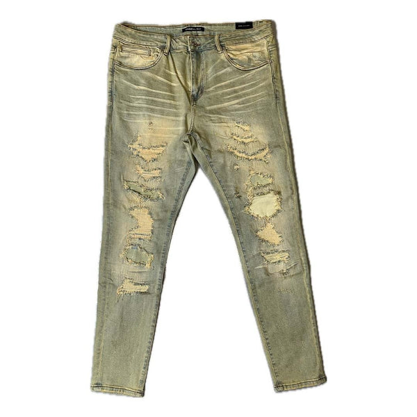 Embellish Cast Denim Light Blue Sand Jeans by Embellish Denim - NWAHype 1 for streetwear Pants in USA