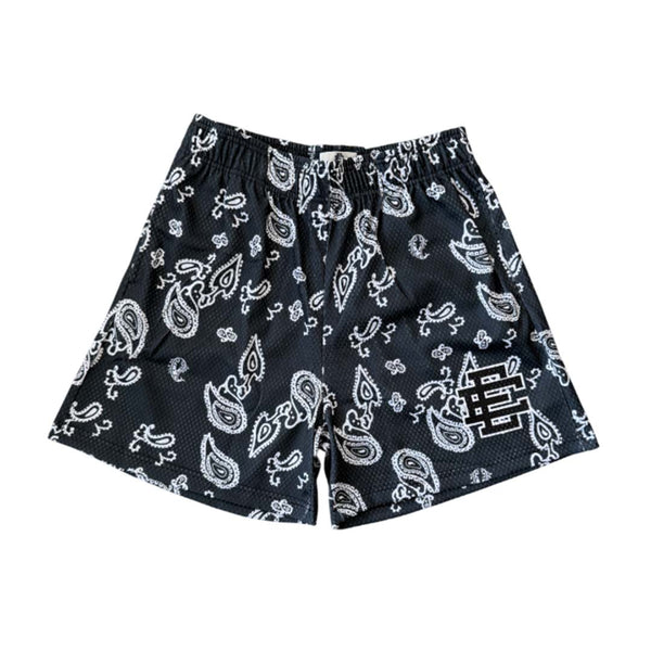 Eric Emanuel EE Dark Grey Paisley Shorts by Eric Emanuel - NWAHype No.1 for streetwear Shorts in USA