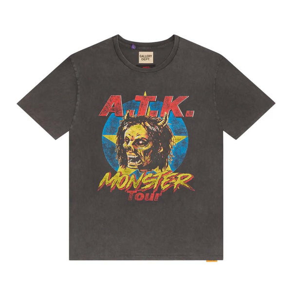 Gallery Dept. ATK Monster Tour Tee Vintage Black by Gallery Dept - NWAHYPE No.1 for streetwear T-Shirts in USA