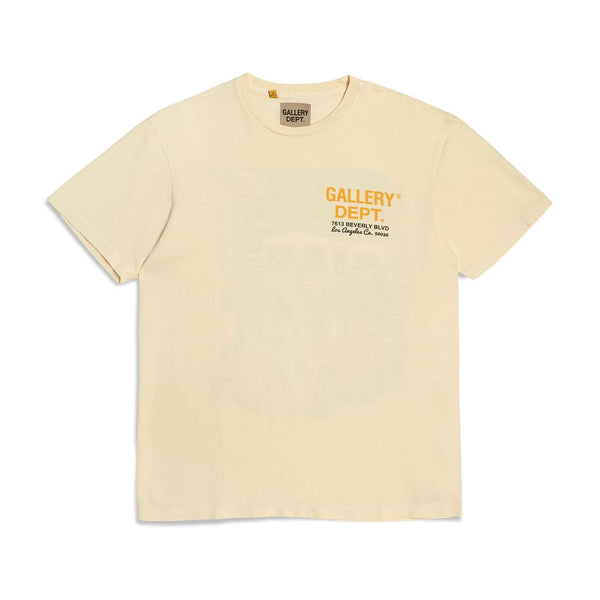 Gallery Dept. Drive Thru Tee Cream by Gallery Dept - NWAHype 1 for streetwear T-Shirts in USA