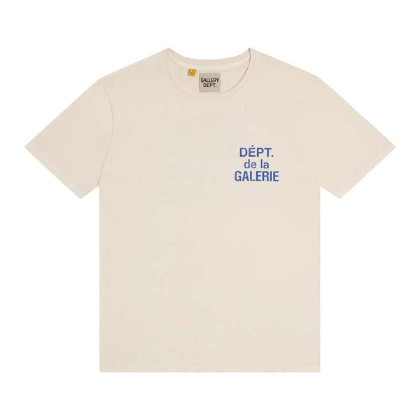 Gallery Dept. French Tee Cream Blue by Gallery Dept - NWAHYPE No.1 for streetwear T-Shirts in USA