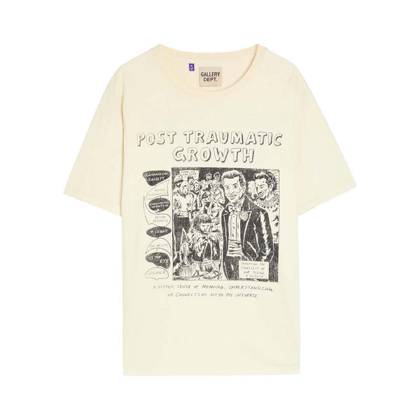 Gallery Dept. Post Traumatic Growth Tee Cream by Gallery Dept - NWAHYPE No.1 for streetwear T-Shirts in USA
