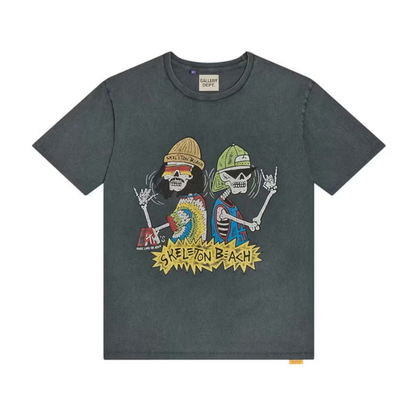 Gallery Dept. Skeleton Beach Tee Vintage Black by Gallery Dept - NWAHYPE No.1 for streetwear T-Shirts in USA