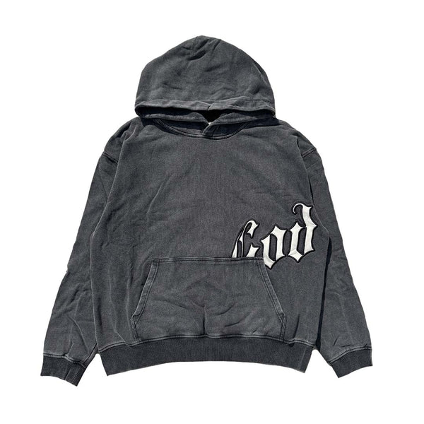 Godspeed Big Logo Grey Wash Hoodie by Godspeed - NWAHype 1 for streetwear Hoodies in USA