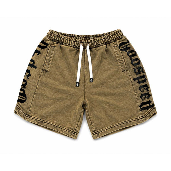 Godspeed Courtside Shorts Coffee Wash Black by Godspeed - NWAHYPE No.1 for streetwear Shorts in USA