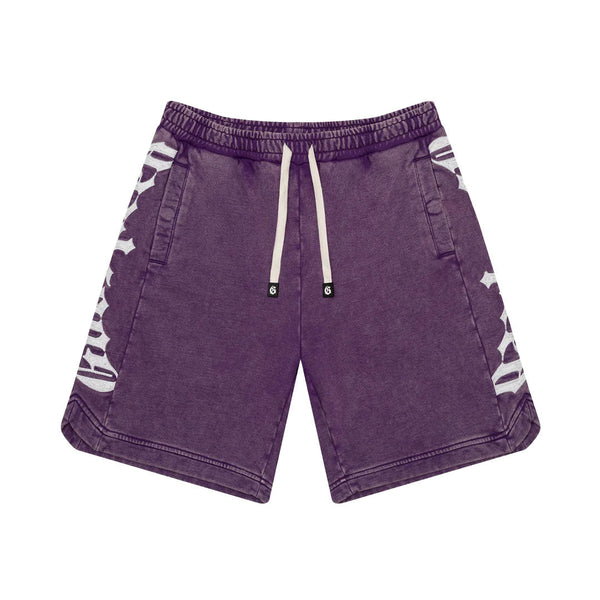 Godspeed Courtside Shorts Grape Wash Purple by Godspeed - NWAHype No.1 for streetwear Shorts in USA