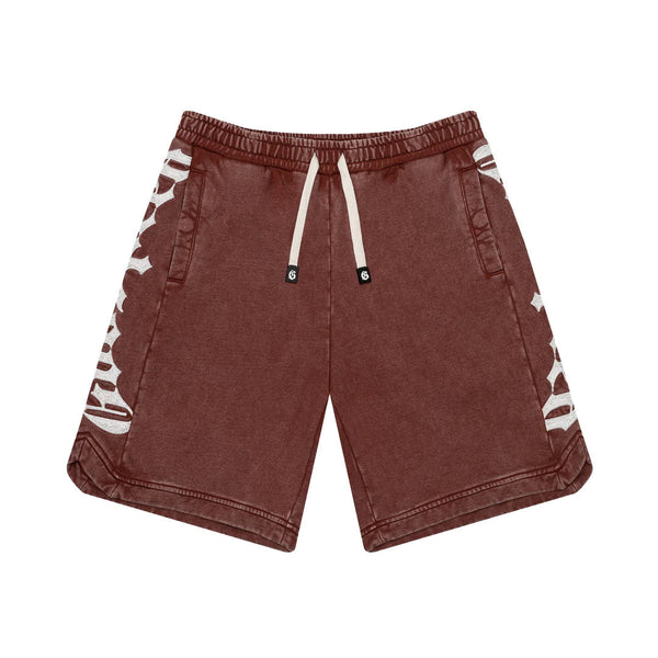 Godspeed Courtside Shorts Mocha Wash Brown by Godspeed - NWAHype 1 for streetwear Shorts in USA