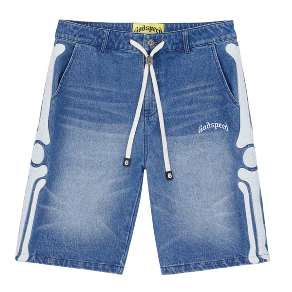 Godspeed Femur Denim Shorts Blue by Godspeed - NWAHYPE No.1 for streetwear Shorts in USA