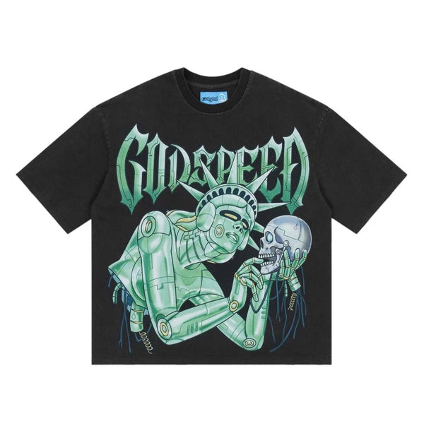 Godspeed Freedoms Protocol Tee Black by Godspeed - NWAHYPE No.1 for streetwear T-Shirts in USA
