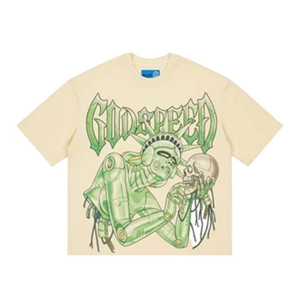 Godspeed Freedoms Protocol Tee Bone by Godspeed - NWAHYPE No.1 for streetwear T-Shirts in USA