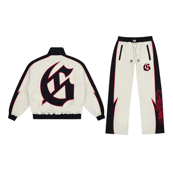 Godspeed GT Tracksuit White Red by Godspeed - NWAHYPE No.1 for streetwear Hoodies in USA