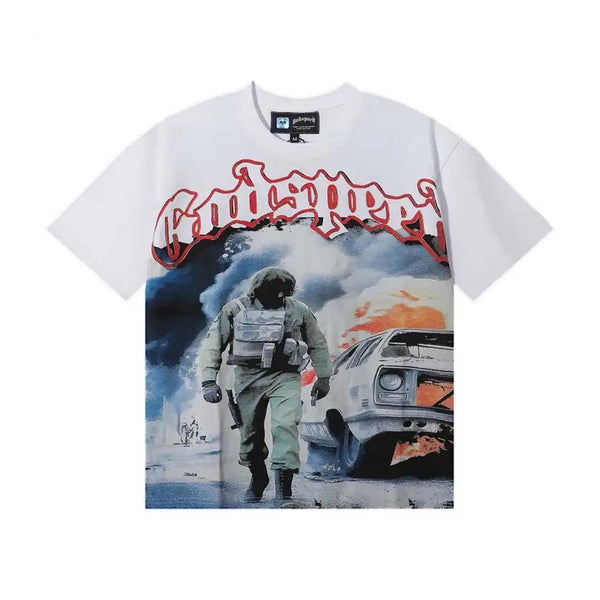 Godspeed Khaos Tee White by Godspeed - NWAHYPE No.1 for streetwear T-Shirts in USA