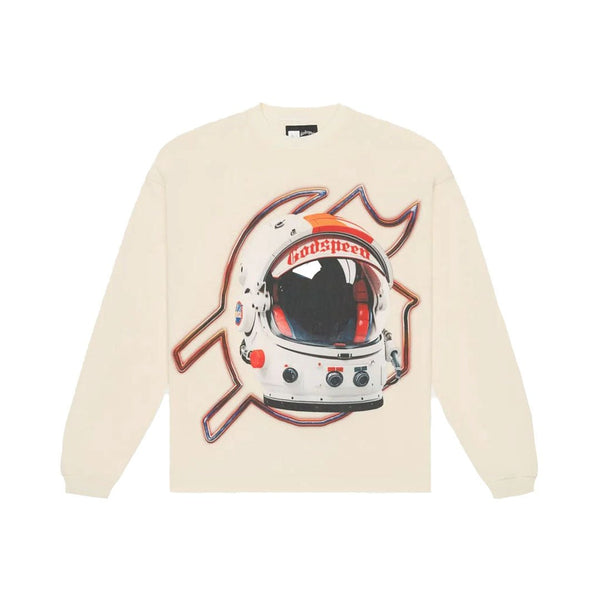 Godspeed Lift Off Long Sleeve Bone by Godspeed - NWAHype 1 for streetwear T-Shirts in USA