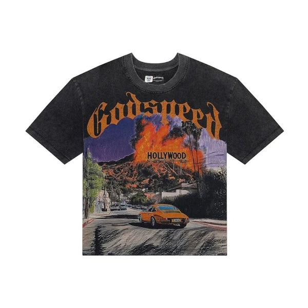 Godspeed Los Scandalous Tee Black by Godspeed - NWAHype 1 for streetwear T-Shirts in USA