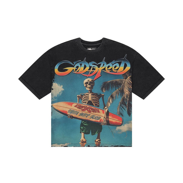 Godspeed Miami Surf Club Black Tee by Godspeed - NWAHype 1 for streetwear T-Shirts in USA