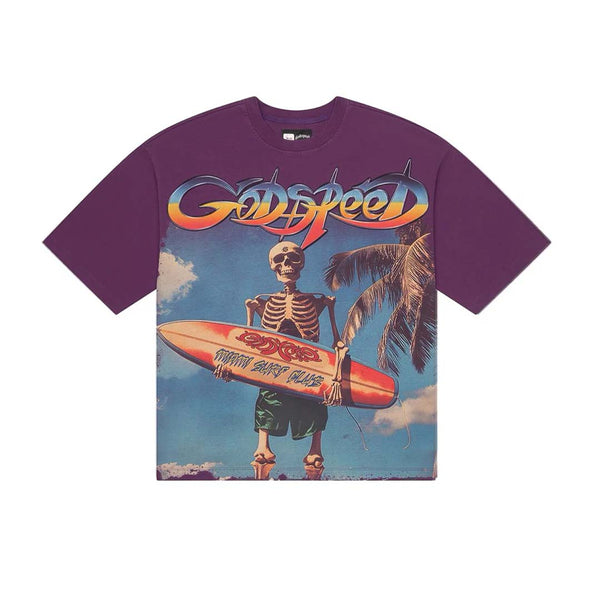Godspeed Miami Surf Club Tee Purple by Godspeed - NWAHype 1 for streetwear T-Shirts in USA