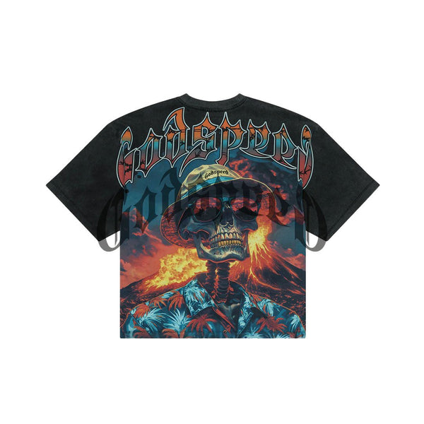 Godspeed Natural Disaster Tee Grey Wash by Godspeed - NWAHype 1 for streetwear T-Shirts in USA