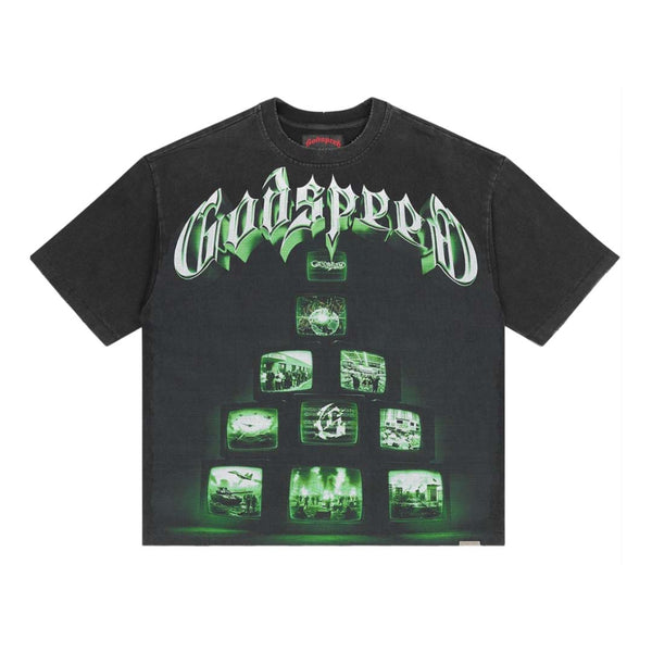 Godspeed Overstimulation Tee Black by Godspeed - NWAHYPE No.1 for streetwear T-Shirts in USA