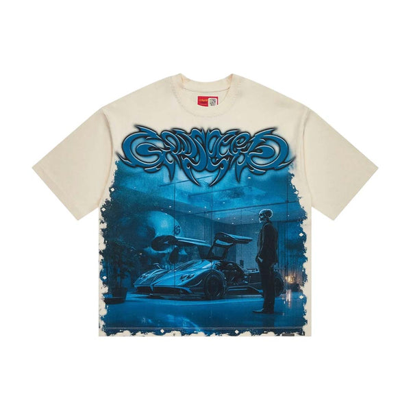 Godspeed Showroom Miami Superrun Tee Bone by Godspeed - NWAHype No.1 for streetwear T-Shirts in USA