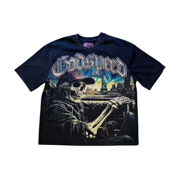 Godspeed Sightseeing Tee Black by Godspeed - NWAHype No.1 for streetwear T-Shirts in USA