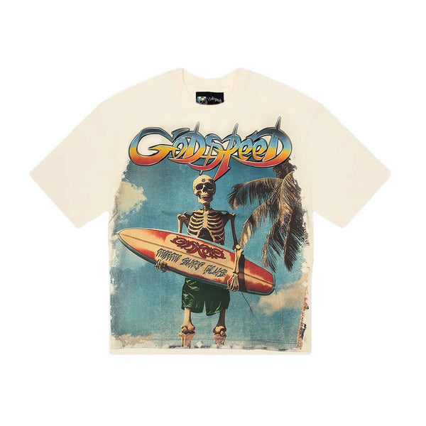 Godspeed Surf Miami Tee Cream by Godspeed - NWAHype 1 for streetwear T-Shirts in USA
