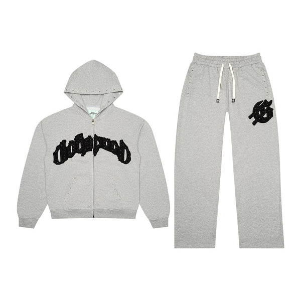 Godspeed Symmetric Studded Set 'Grey/Black' by Godspeed - NWAHype 1 for streetwear Hoodies in USA