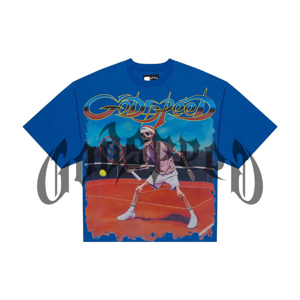 Godspeed Top Spin Blue Wash Tee by Godspeed - NWAHype 1 for streetwear T-Shirts in USA