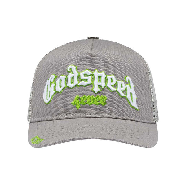Godspeed Trucker Hat Grey Lime by Godspeed - NWAHYPE No.1 for streetwear Hats in USA