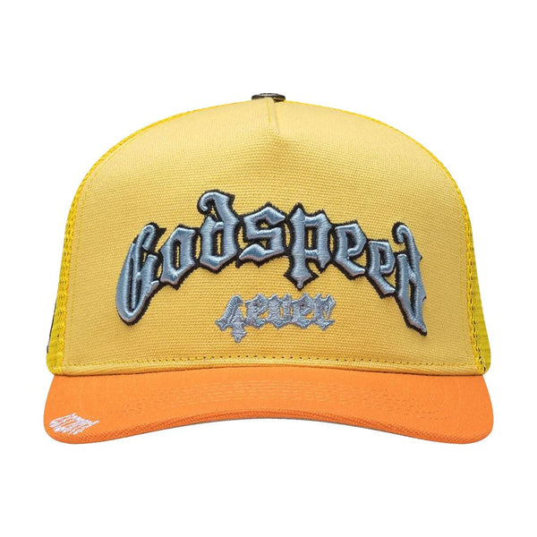 Godspeed Trucker Hat Yellow Orange by Godspeed - NWAHype 1 for streetwear Hats in USA