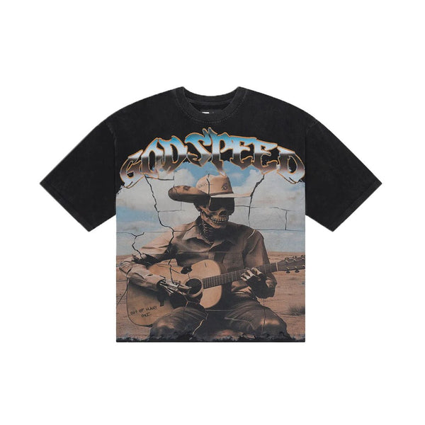 Godspeed Virtuoso Grey Wash Tee by Godspeed - NWAHype 1 for streetwear T-Shirts in USA